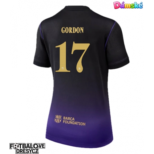 Barcelona Anthony Gordon #17 Dámské Venkovní Dres 2026-27 Krátký Rukáv Barcelona Anthony Gordon #17 Dámské Venkovní Dres 2026-27 Krátký Rukáv